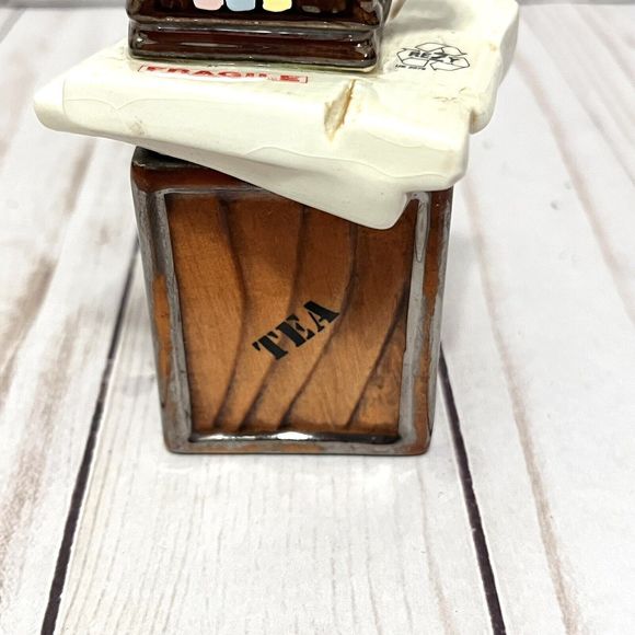 Rare Complete! Paul Cardew Designs Miniature Cash Register Teapot Sugar Box 4” - Picture 3 of 8